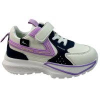 Кроссовки Сиреневый Экокожа 001A Persey