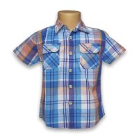 Рубашка Синий Х/Б 01VA Китай