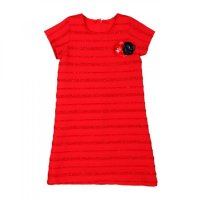 Платье Красный Х/Б 4068 Турция