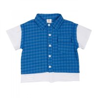 Рубашка Синий Х/Б 50071 Китай
