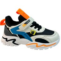 Кроссовки Черный Экокожа 8938B Persey