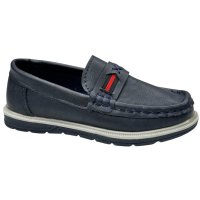 Мокасины Синий Экокожа BL2401-7 Persey