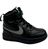 Ботинки Черный Экокожа HXY298-12A Совёнок