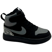 Ботинки Черный Экокожа HXY298-15A Совёнок