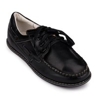 Туфли М Черный Кожа P01-09 Persey