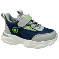 Кроссовки Серый Экокожа WY1829 Persey