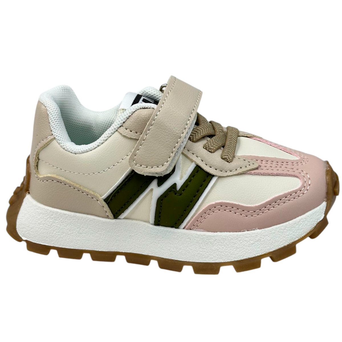 Кроссовки Бежевый Экокожа WY1834 Persey