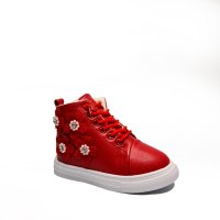 Ботинки Красный Экокожа Z2X668Y Совёнок